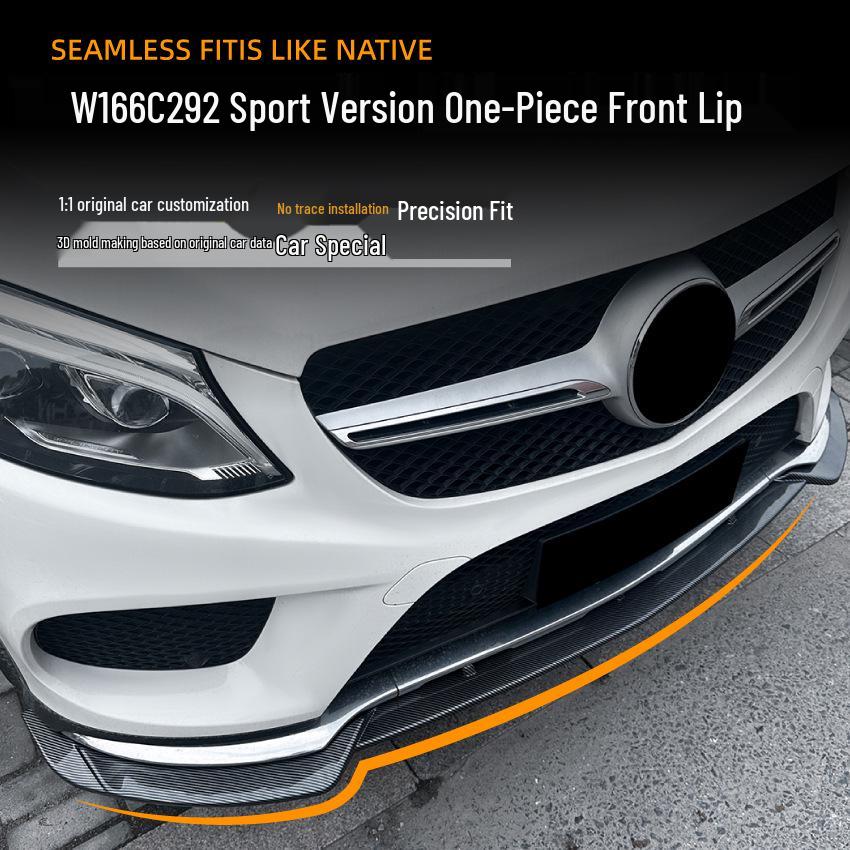 Mercedes-Benz GLE W166 C292 (2015-18) Sport Front Lip Spoiler Modification