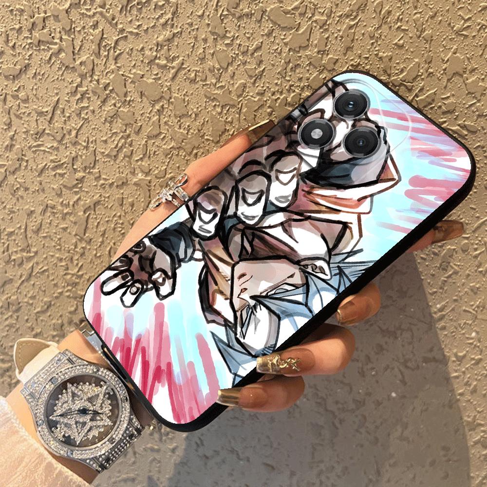 Dragon Ball Goku Anime Case for Honor X6 200 400 Lite Magic5Lite X8 X7 X5b 70 X9a 8X 90 Black Soft Phone Cover