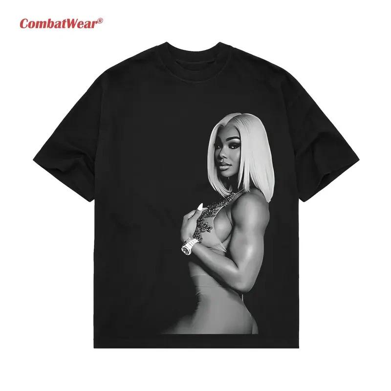 CombatWear Retro Wrestling Graphic Tee, Fighter T-Shirt, Vintage Gym Workout XXL