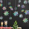 6Pcs 3D Snowflakes Christmas Decorations Snowflake Decoration Hanging Snowflakes