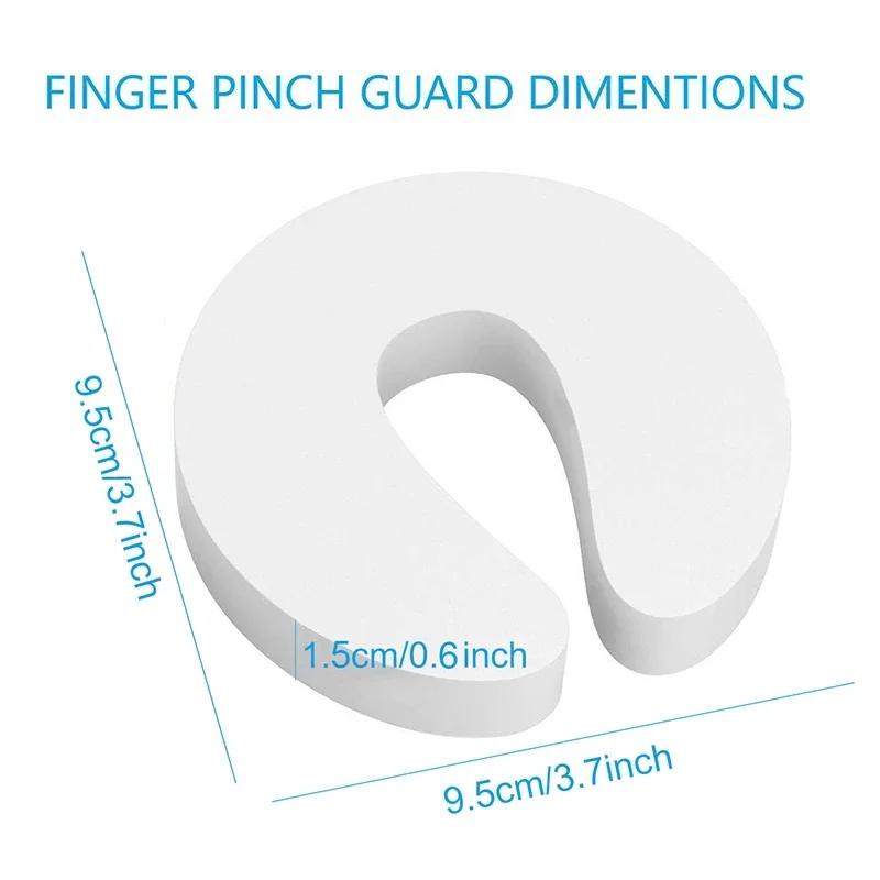 1/3/6Pcs Door Finger Pinch Guards Baby Proof Doors Slam Stopper Extra Soft Foam Protectors Child Safety Baby Safety Finger Protect
