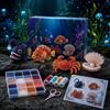 Kit Mic Animalule 3D cu Mărgele DIY, Kit Drăguț Mini Viață Marină Broderie cu Mărgele, Set Artă și Meșteșuguri Handmade cu Mărgele pentru Adulți, Iubitori de Artizanat