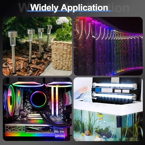 Uxcell Acrylic Pipe (1 Piece): Inner Diameter 105mm, Outer Diameter 110mm, Length 200mm, Thickness 2.5mm. Polycarbonate Pipe, Plastic Piping, for Ligh