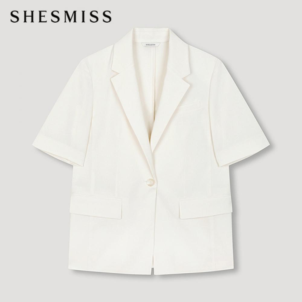 

She S miSS Куртка из твила с короткими рукавами Swwjkn22070 Iv Ivory/55