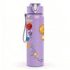 1PC Planet Rocket Color Splash Graphic 750ml Color Plastic Water Bottle Leakproof Flip Straw Lid For Sports Office Home Use