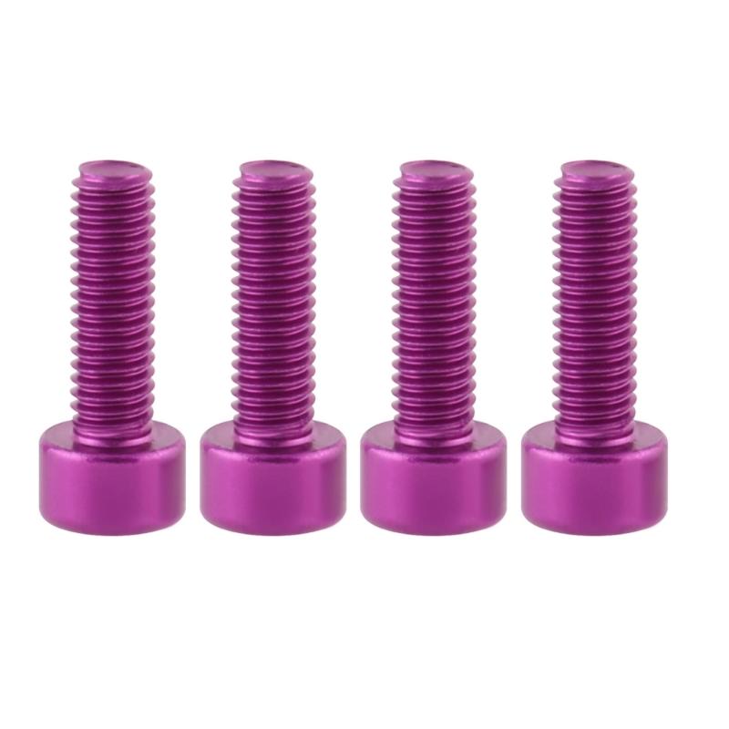 4pcs Road Bike Water Bottles Cage Bolt Bike Water Holder Fixed Screw Air Pumps Brackets Bolt Accessories