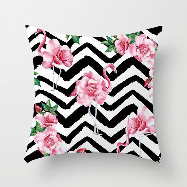 Ins Nordic Unicorn Flamingo Pillowcase Office Home Fabric Pillowcase