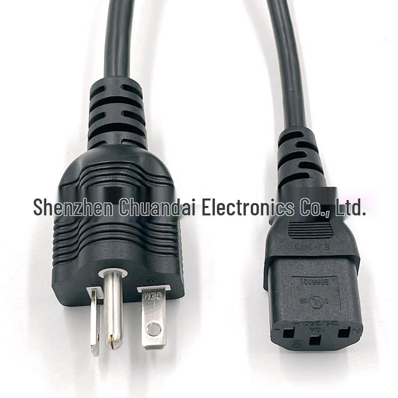 NEMA5-20 L5-15P zu C19 20A Amerikanisches 3-Pin Stromkabel mit horizontalem Lochanschluss