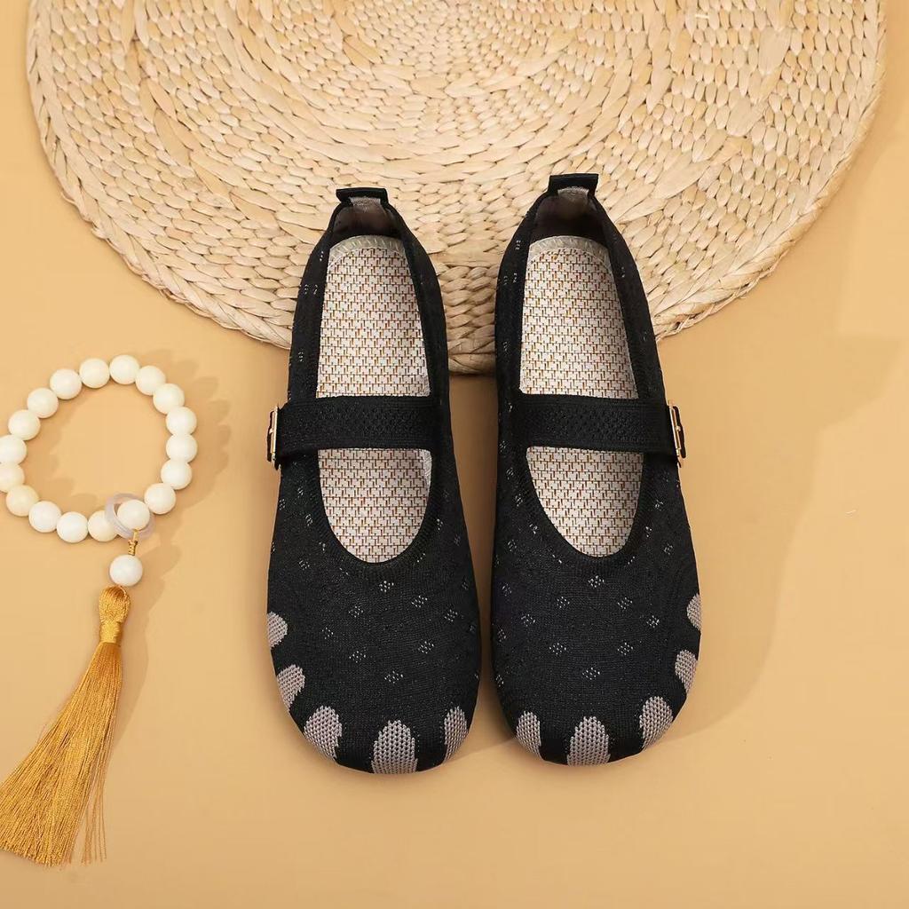 Neue fliegende gewebte Schuhe weiche Sohle rutschfest atmungsaktiv leicht einzelne Schuhe vielseitige Freizeitschuhe