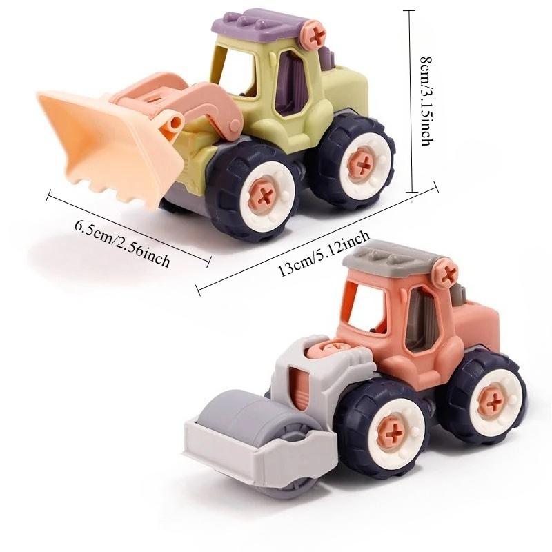 Constructions Toys Vehicles Trucks Take Apart Toys Trucks Set Excavators Building Car Toys With Drills,Best Gifts Truck Toys