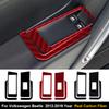 Real Carbon Fiber Car Window Lifting Switch Panel Frame Decorative Sticker For Volkswagen Beetle 2012-2019 Interior Accessories