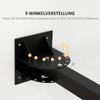 Box Sack Holder Wall Mount 9 Angles Steel Up To 100 Kg Black