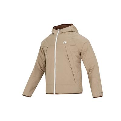 Reversible Hooded Warm Cotton Jacket Men Jacket Khaki DH2784-247