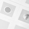 Uxcell Ceiling Speaker Grille Cover White Round Metal Magnetic Dust Cover for Sound Systems In-Mount & Base, 4-inch