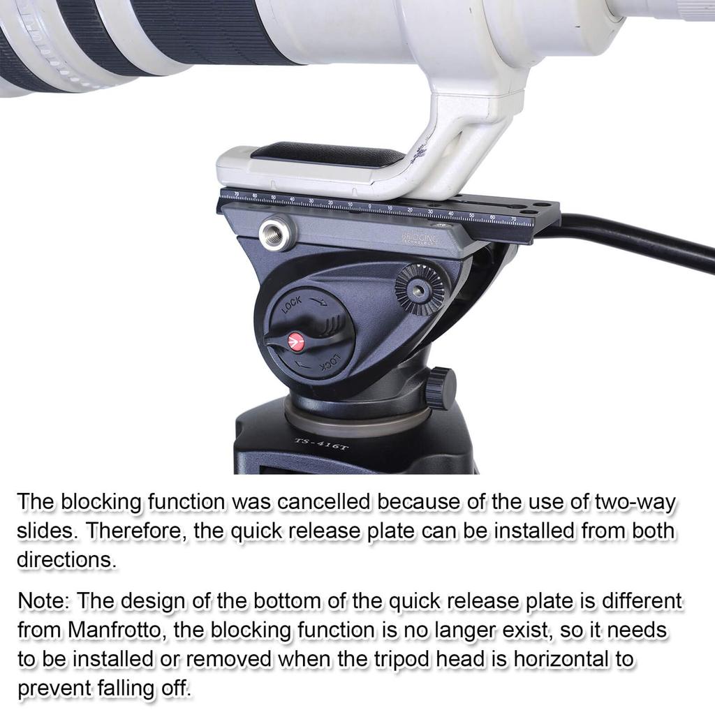 iShoot Camera Quick Release Plate Combo QR Mount Base for Tripod and Video Fluid Manfrotto 500 700 Sachtler FSB XL series Heads series, series,
