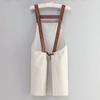 1Pcs with Pockets Household Work Clothes Waterproof Work Uniform Kitchen Cooking Apron  Women Men