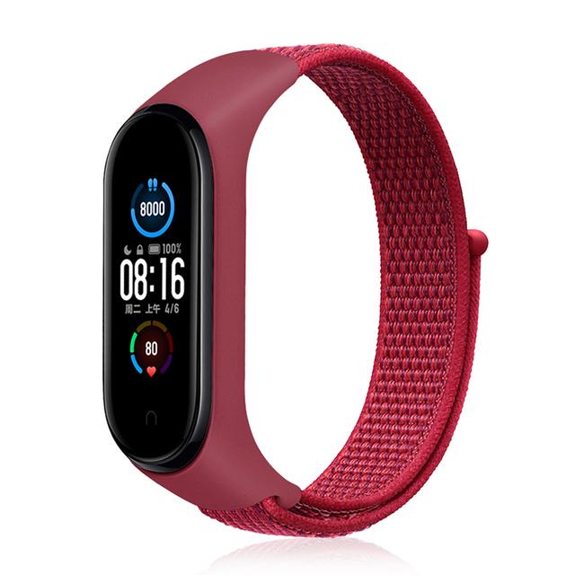 Bracelet for Mi Band 10 8 7 9 Strap Nylon Sport Loop Watch Belt Pulsera Correa Mi Band 4 Wristband Xiaomi Mi Band 5 6 3 Bracelet