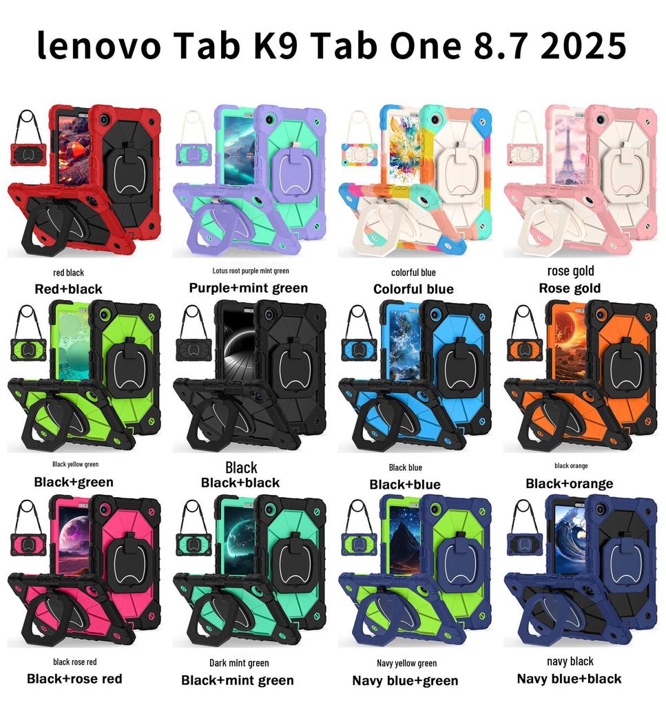 Lenovo Ldea/TabProGen2 Tablet Case: Protective Full-Coverage Anti-Fall Shell with Hand Strap & Stand for Xiaoxin Pad 11.