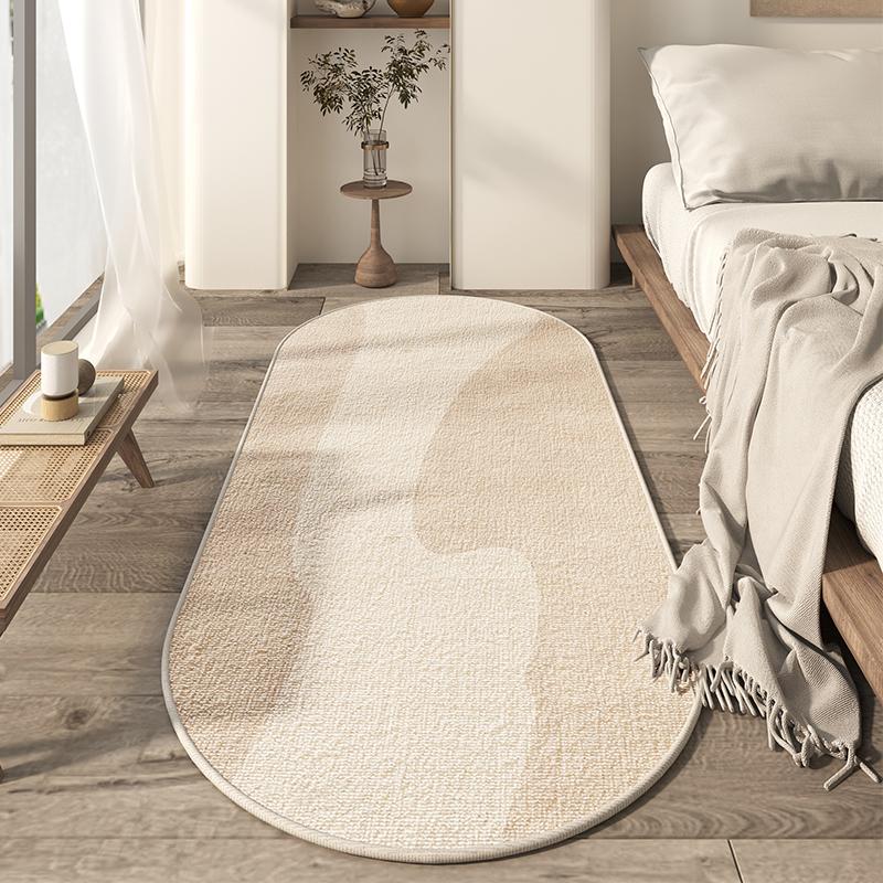 VIKAMA Ins Cream-Style Carpet - Stain-Resistant And Waterproof For Home Decoration, Bedroom Bedside Rug, Cloakroom Floor Mat