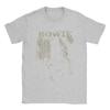 David Bowie Glam Rock Band Graphic T-shirt Vintage Washed Retro Music Unisex Oversized Crew Neck Cotton Short Sleeve Tee Tops