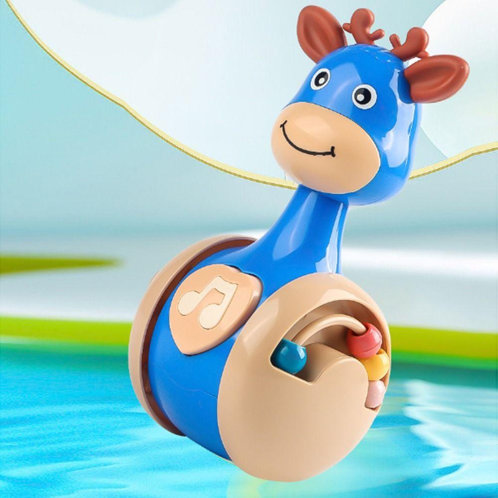 Creative Dinosaurs Tumbler Wobbler Cartoon Children's Tumbler Rattle  Desktop Ornaments