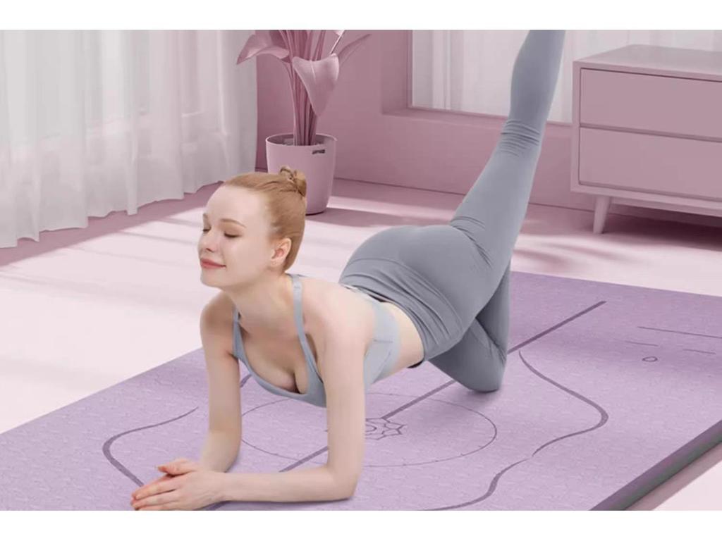 Non-slip Extra Thick Soundproof Yoga Mat for Beginners - Universal for Men & Women, Includes Jump Rope