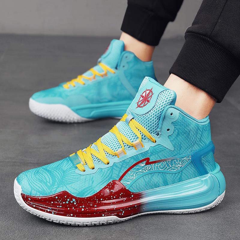 

Острый клинок 4 модные трендовые мужские баскетбольные кроссовки для реального боя высокая ценность удобные кроссовки мужские campus спортивная обувь сетчатые ботинки 45 синий