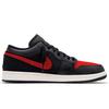 Jordan Air Jordan 1 Sunset C Abrasion Resistant Low top Vintage Basketball Shoes Unisex Black Red 553558-081(Team734-C)