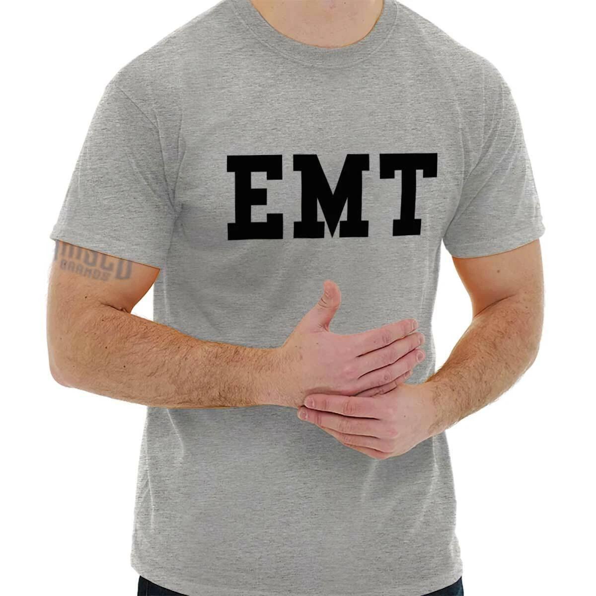 Cool EMT PT Physical Training Gym Workout Womens or Mens Crewneck T Shirt Tee XXXXL