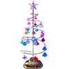 Colorful Xmas Decorations Table Lamp Silver Christmas Tree Lamp  Party