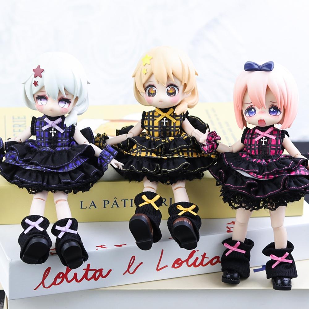 OB11 Princess Skirt Idol Uniform Cute Girl OBITSU11 Dressing Multiple Styles Multiple Colors  MOLLYS OB11 Doll Shoe Accessories