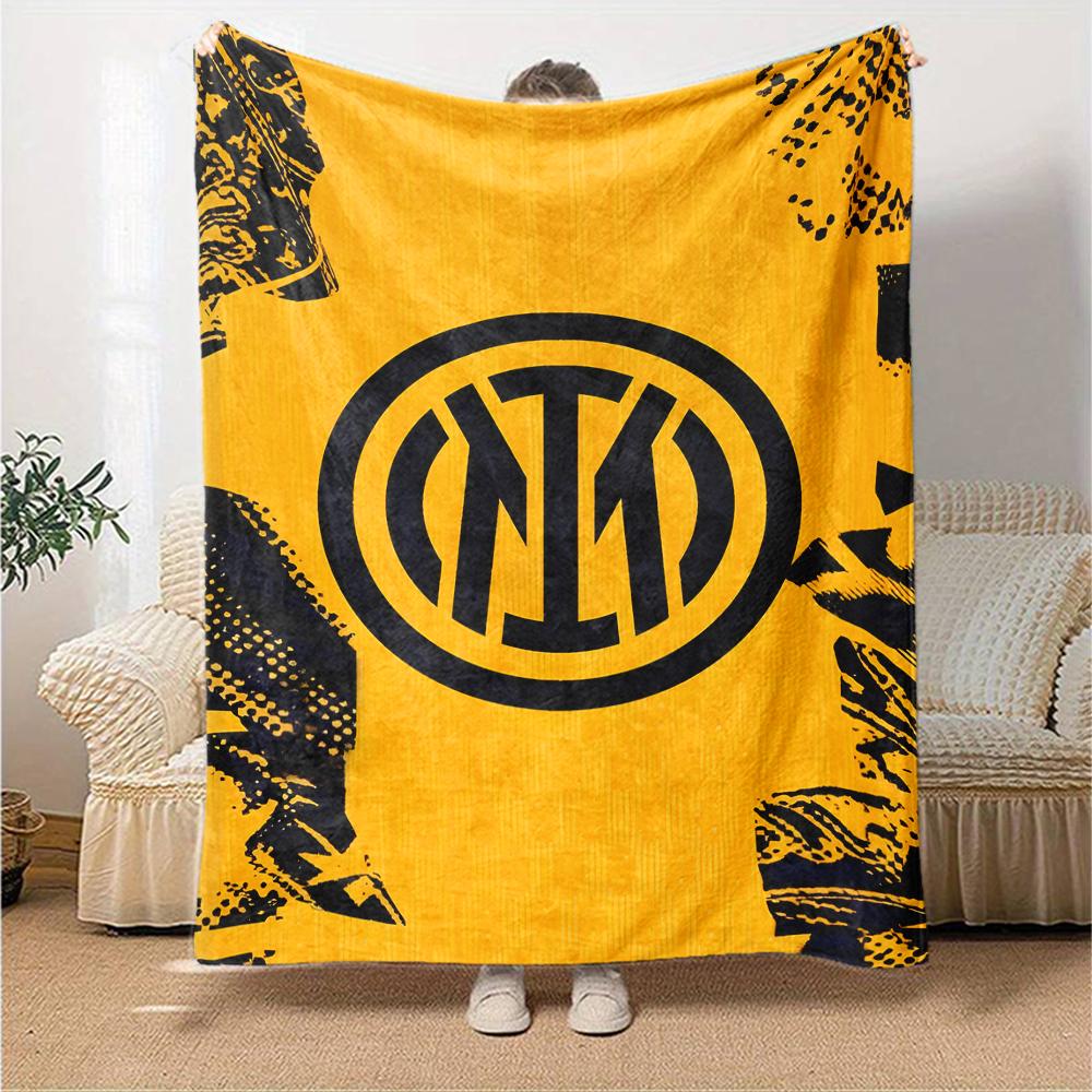 1 Stück Fußballmannschaft (49) Decke, Geschenk, für Männer und Frauen, Weiche Decke, Gut für Schlafsofa Couch Reisen, Leichte Flanelldecke