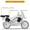 Reflective Motorcycle Dry Bag Bumper Crash Bar Bags 7L-9L/11L-13L Motorcycle Sissy Bar Back Seat Saddle Rack Side Tool Bag Pack