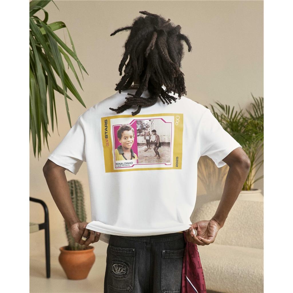 Ronaldinho Printing T-shirt Men's Women's Summer Oversize Loose Cotton Street Trend Brand Top Comfortable Oversized Female Male Clothing