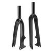 Folding Bike Front Fork, 3K Carbon Fiber Fabric Texture, Bicycle Fork 349-100mm Compatible For 349/14 "/16" 305 Folding Bike Accessories