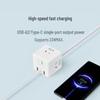 Xiaomi Mi Cube Converter Pro 33W Fast Charging Power Strip with USB CN plug (adapter included)