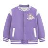 Girls' Fleece-Lined Baseball Jacket for Autumn/Winter 2026 - Thickened, Medium & Large Sizes