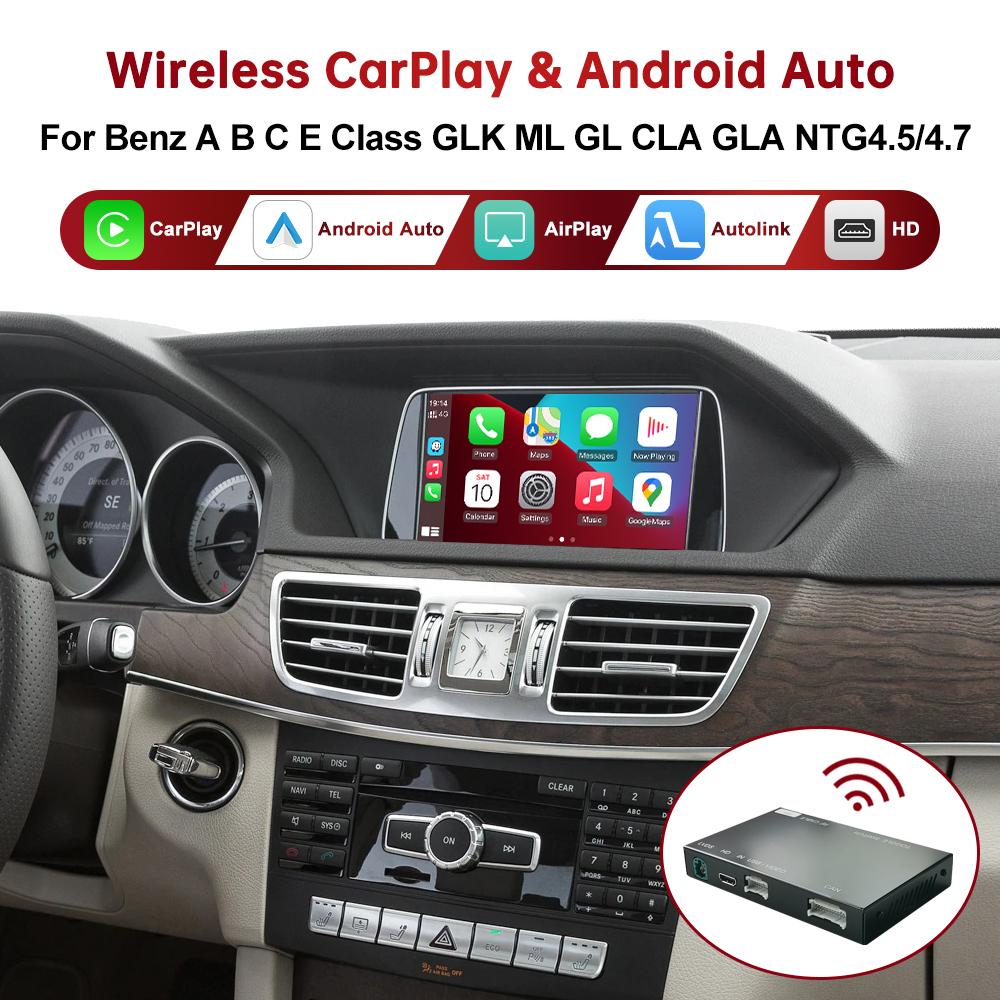 Road Top NTG4.5 NTG4.7 Wireless CarPlay for Mercedes Benz W176 W246 W204 W212 C207 W463 CLS218 GLK CLA GLA ML GL SLK R172
