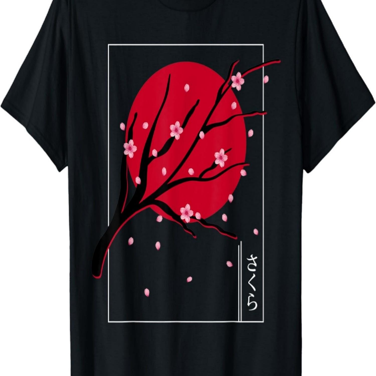

Sakura Cherry Blossom T-Shirt(4) S чёрный