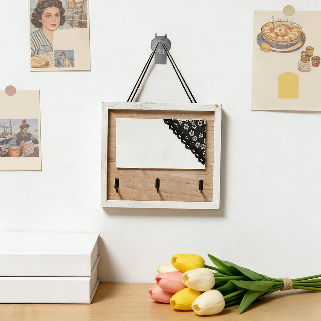 5 Wandhaken für Gipskarton, Beschädigungsfreie Wandhaken, Zum Aufhängen von Fotos, Postern und Gemälden