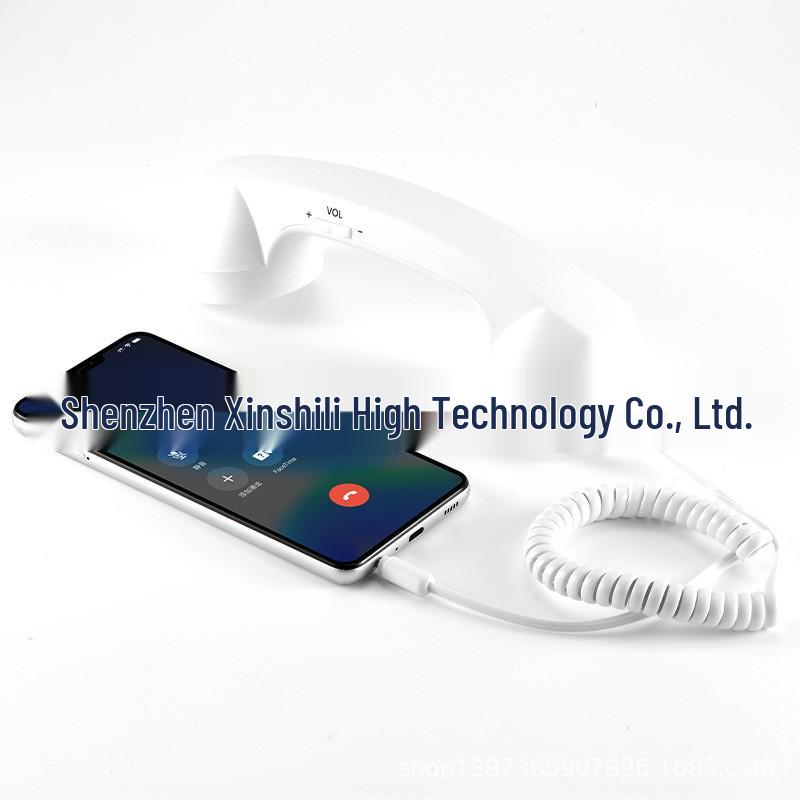 Creative Retro Landline-Style Mobile Phone Handset Headset Universal