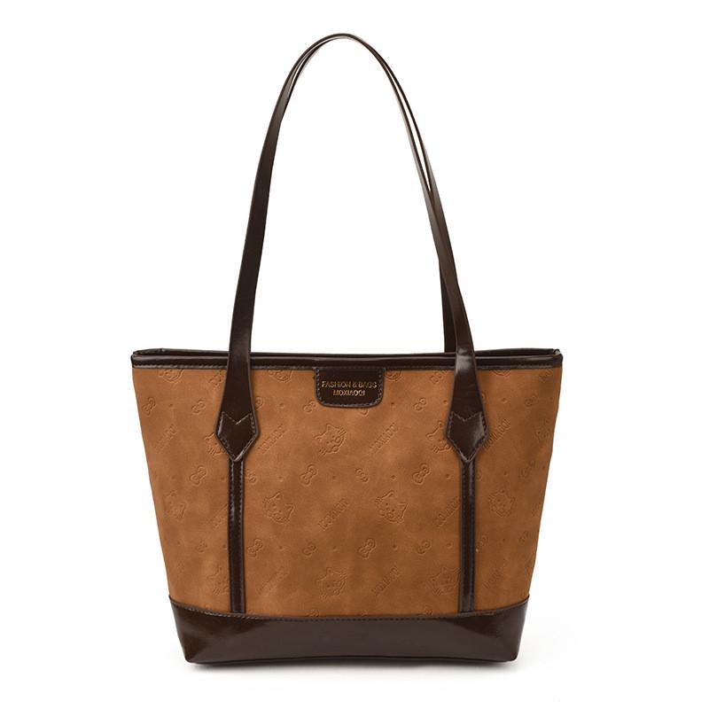 Pu Tote Bag For Women With Street Style Large Capacity Daily Use