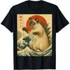 Catzilla Siamkatze Japanische Kunst Geschenke für Männer Frauen T-Shirt
