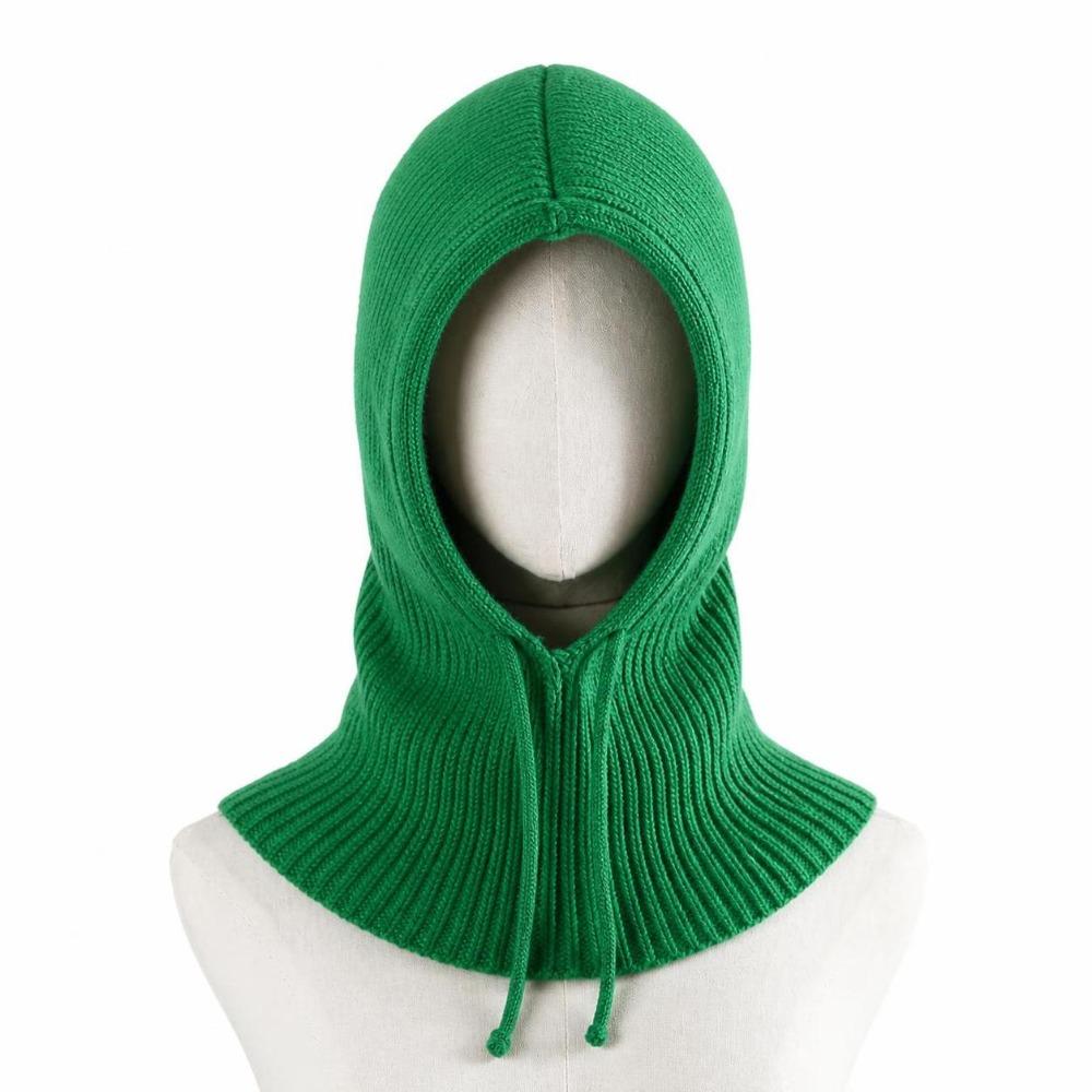 Hooded Balaclava Hat Drawstring Dual-Purpose Pullover Cap Head Hooded Hat  Winter Outdoor