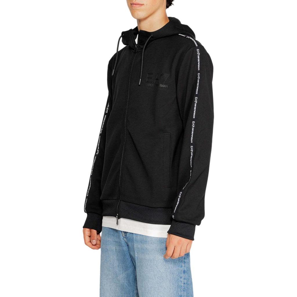 Emporio Armani EA7 FW24 Sweatshirt Men's Black 6DPM91PJZZZ