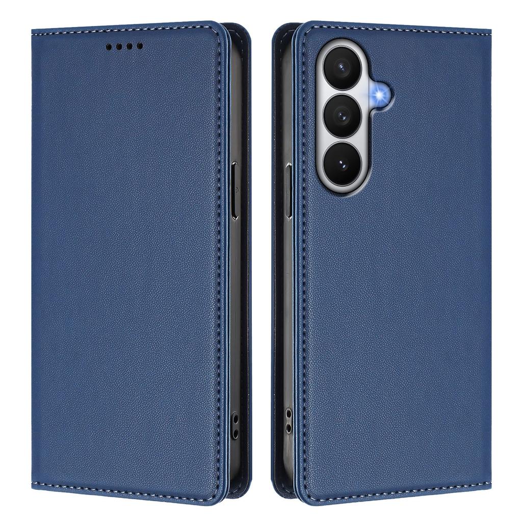 For Samsung Galaxy S26 Leather Wallet Case Magnetic Closure RFID Blocking Phone Cover