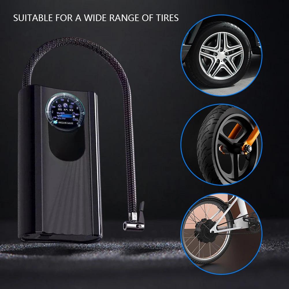 Electric Car Tire Inflator High Precision Mini Air Compressor Quick Inflating Electronic Tire Inflatable Pump Cigarette Lighter