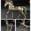 New Brass Horse Figurines Copper Desktop Decor Zodiac Horse Handmade Gifts Horse Metal Ornaments