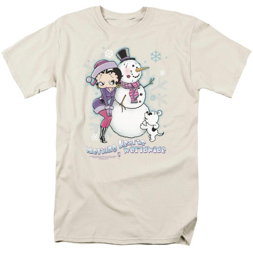 Betty Boop  Melting Hearts  T-Shirt 4XL