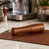 Brown Wooden Coffee Filter Handle M10 Thread Coffee Filter Handle for M10 Coffee Machine